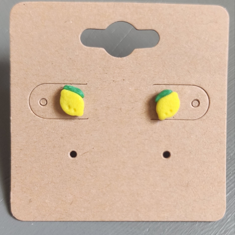 Free w/ purchase Lemon Stud Post Earrings 🍋